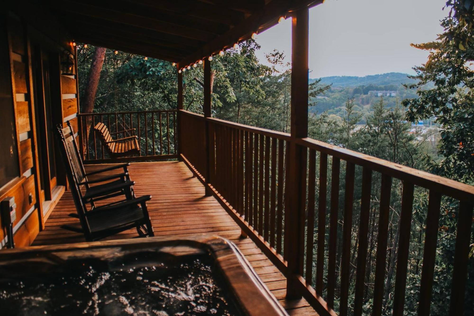 Bluff Mountain View Villa Pigeon Forge Eksteriør bilde